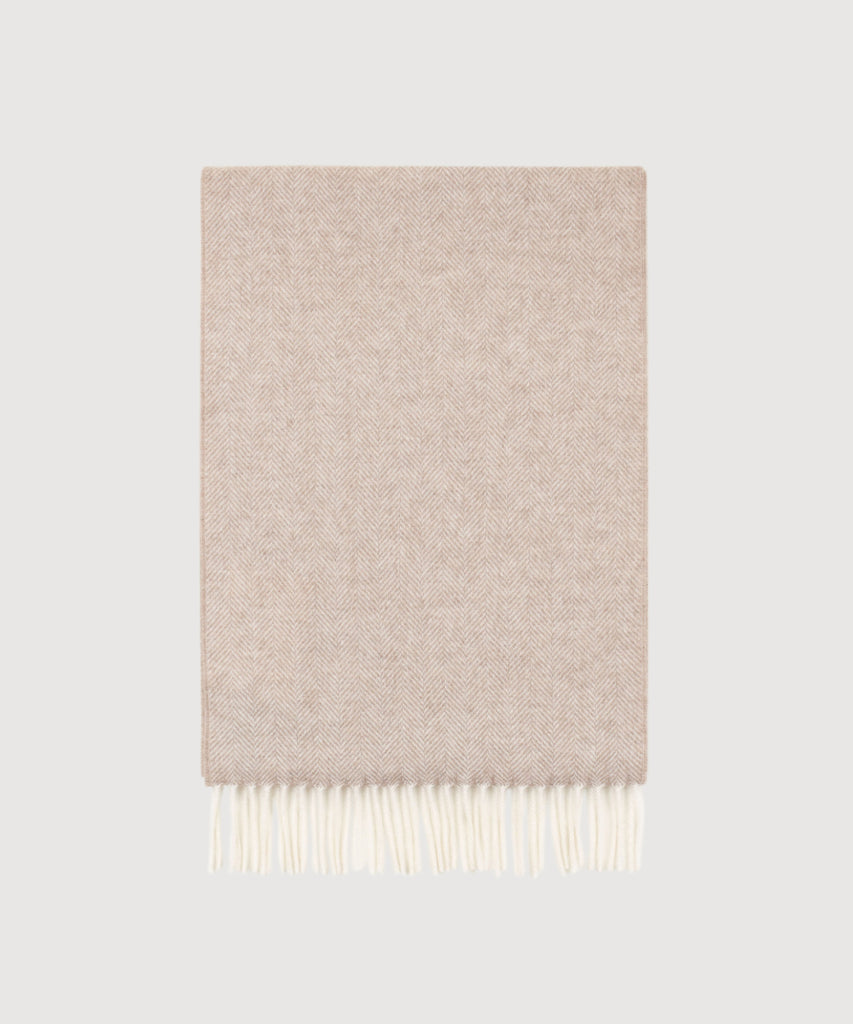 Herringbone Cashmere Scarf