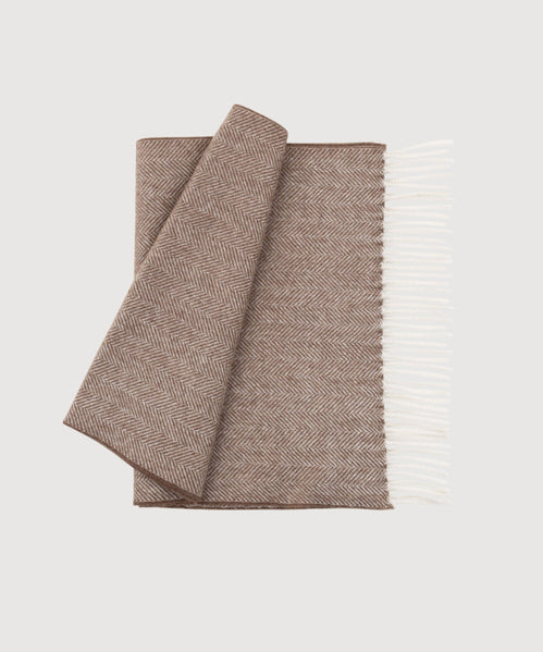 Herringbone Cashmere Scarf