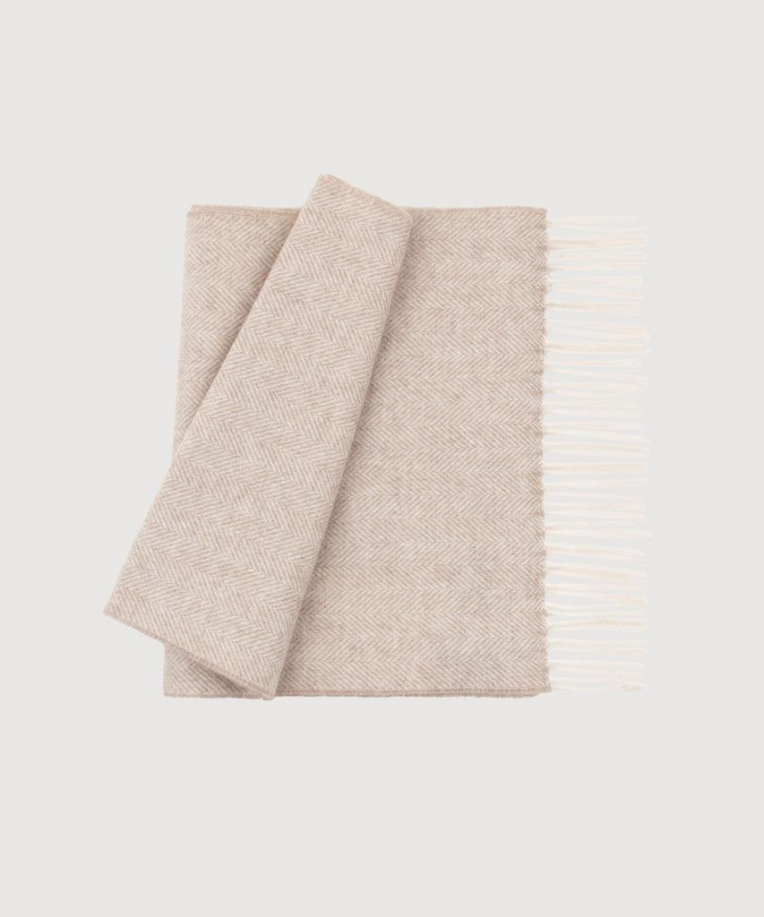 Herringbone Cashmere Scarf