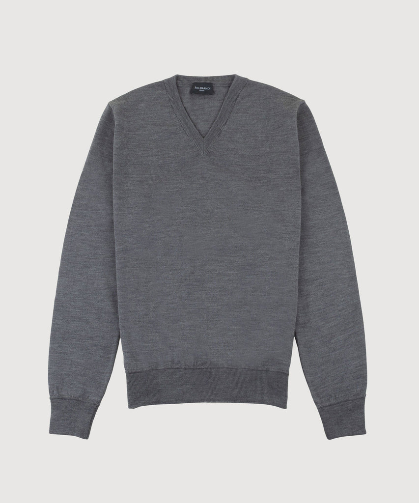 Wool V-Neck Sweater