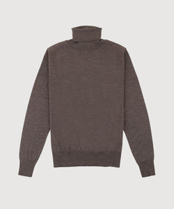 Wool Silk Rollneck Sweater