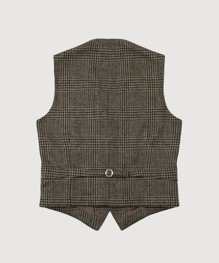 Glencheck Tweed Vest