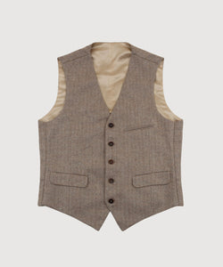 Herringbone Wool Vest