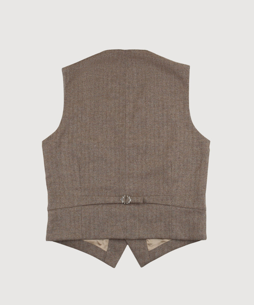 Herringbone Wool Vest