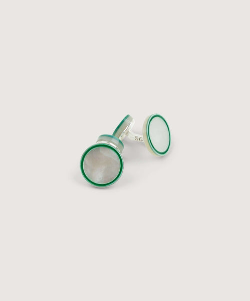 Circle Color Cufflinks