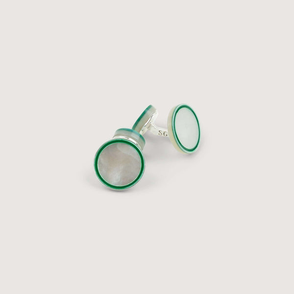Circle Color Cufflinks