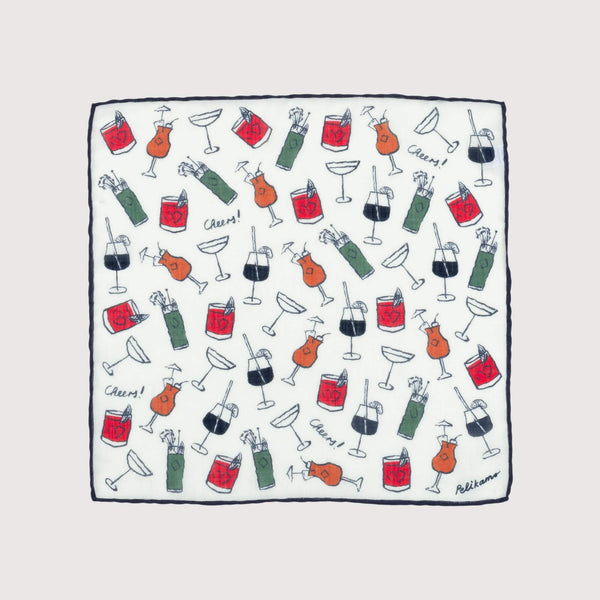 Wool Cocktail Pocket Square