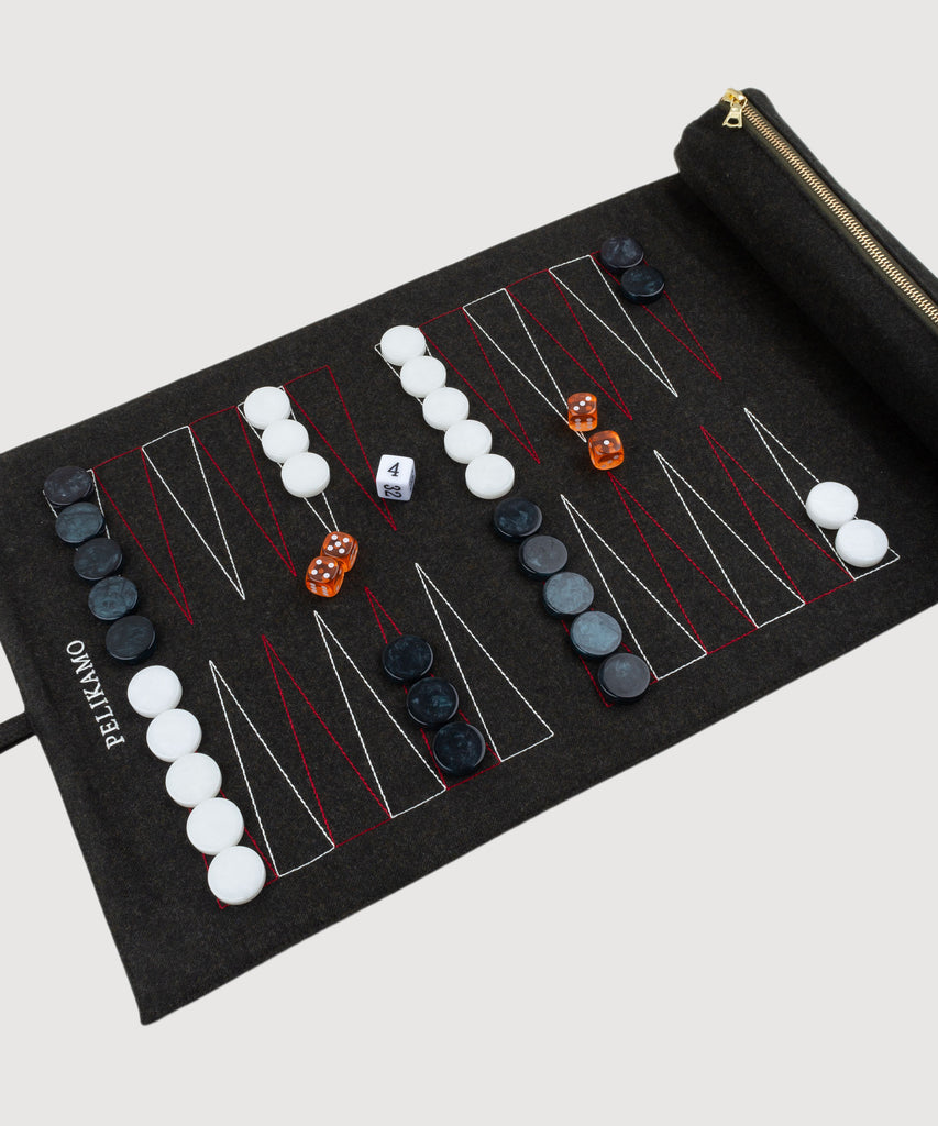 Travel Flannel Backgammon