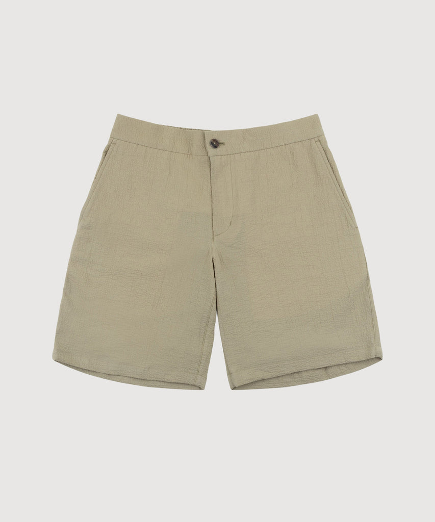 Seersucker-Wochenendshorts