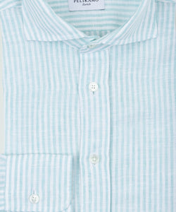 Casual Striped Linen Shirt