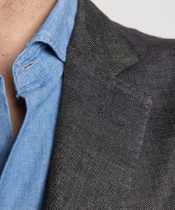 Herringbone Linen Jacket