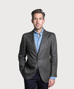 Herringbone Linen Jacket