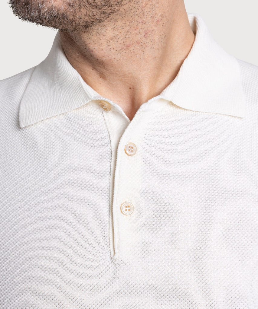 Short Sleeve Pique Polo Sweater