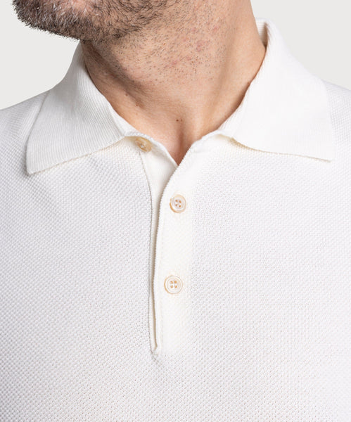 Short Sleeve Pique Polo Sweater