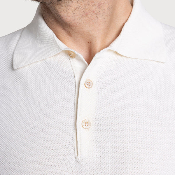 Short Sleeve Pique Polo Sweater