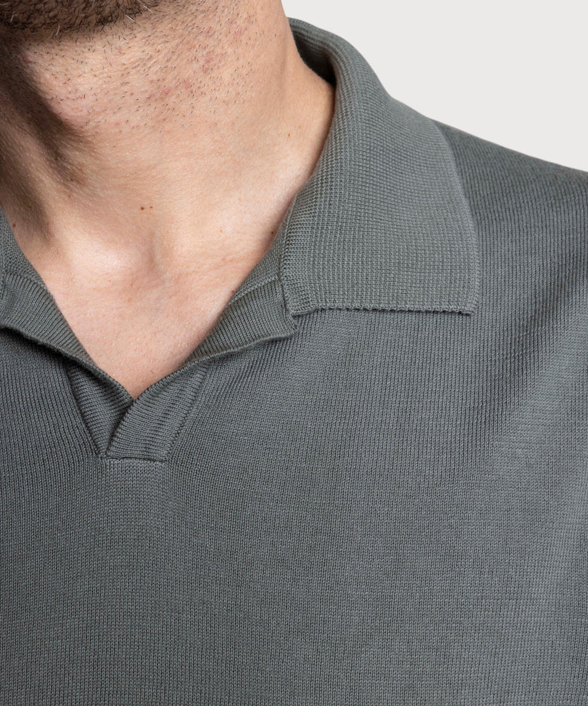 Cotton Casual Polo Sweater