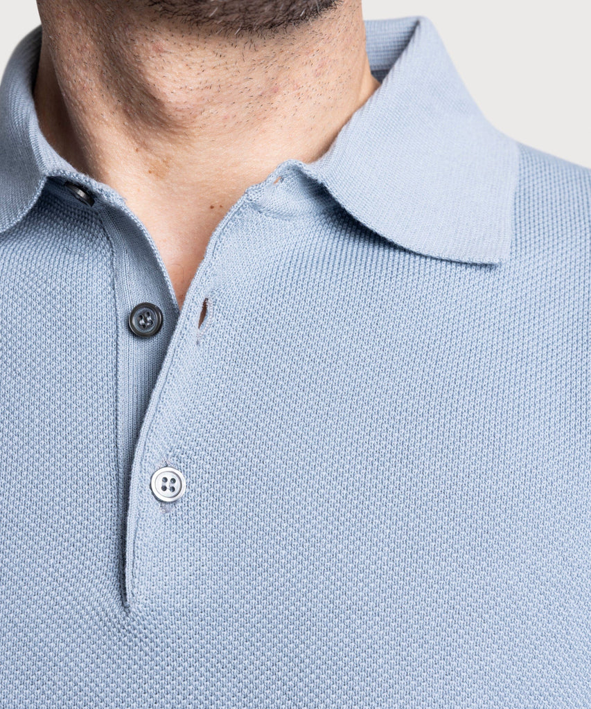 Short Sleeve Pique Polo Sweater