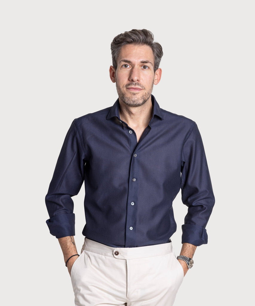 Honeycomb Cotton Shirt