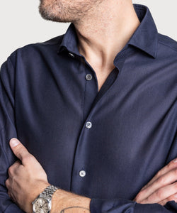 Honeycomb Cotton Shirt