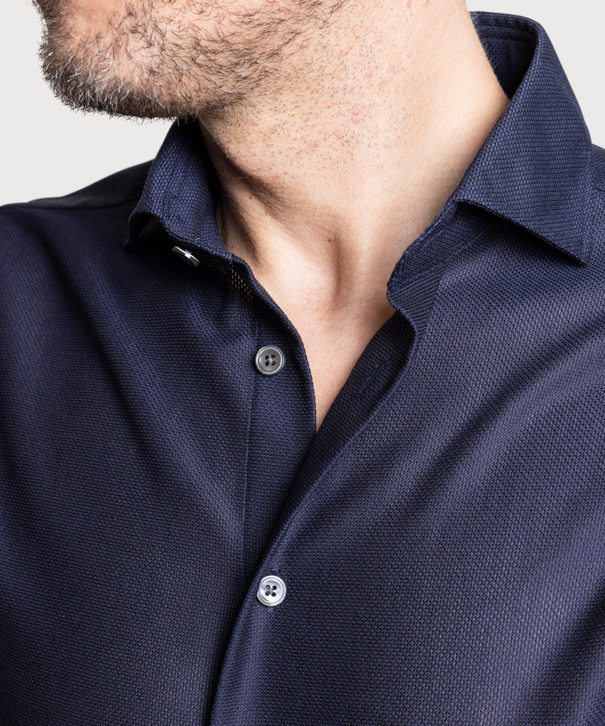 Honeycomb Cotton Shirt
