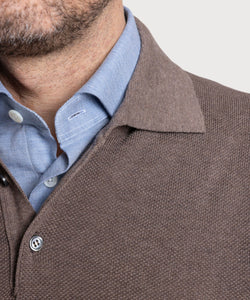 Polo Cotton Pique Sweater