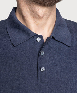 Straight Short Sleeve Polo Sweater