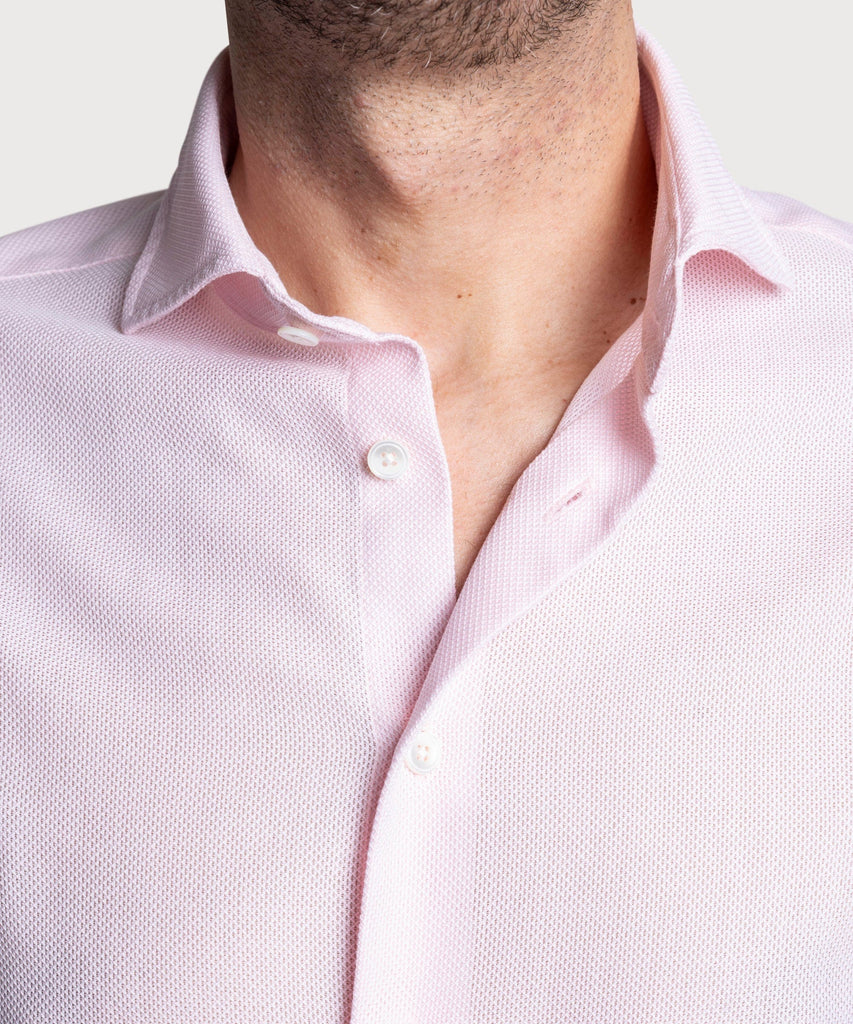 Honeycomb Cotton Shirt