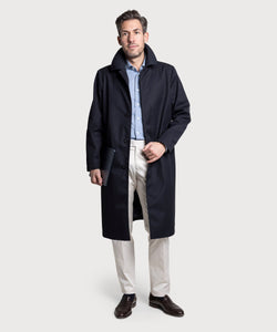 Long Twill Raincoat