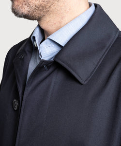 Long Twill Raincoat