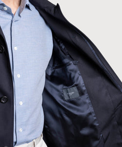 Long Twill Raincoat