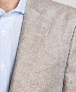 Herringbone Linen Jacket