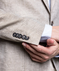 Herringbone Linen Jacket
