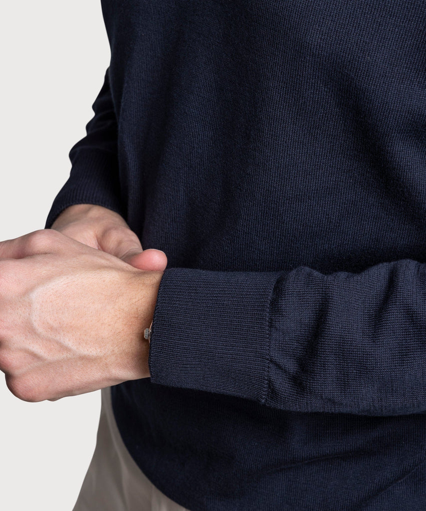 Cotton Casual Polo Sweater