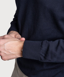 Cotton Casual Polo Sweater