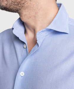 Honeycomb Cotton Shirt