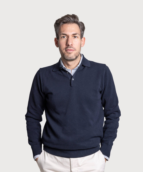 Polo Cotton Pique Sweater