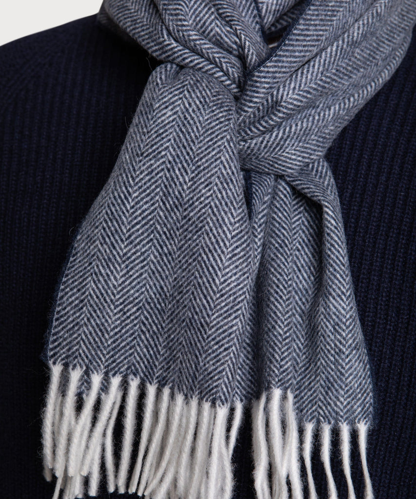 Herringbone Cashmere Scarf