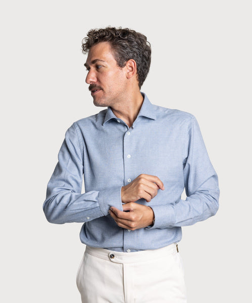 Flannel Herringbone Shirt