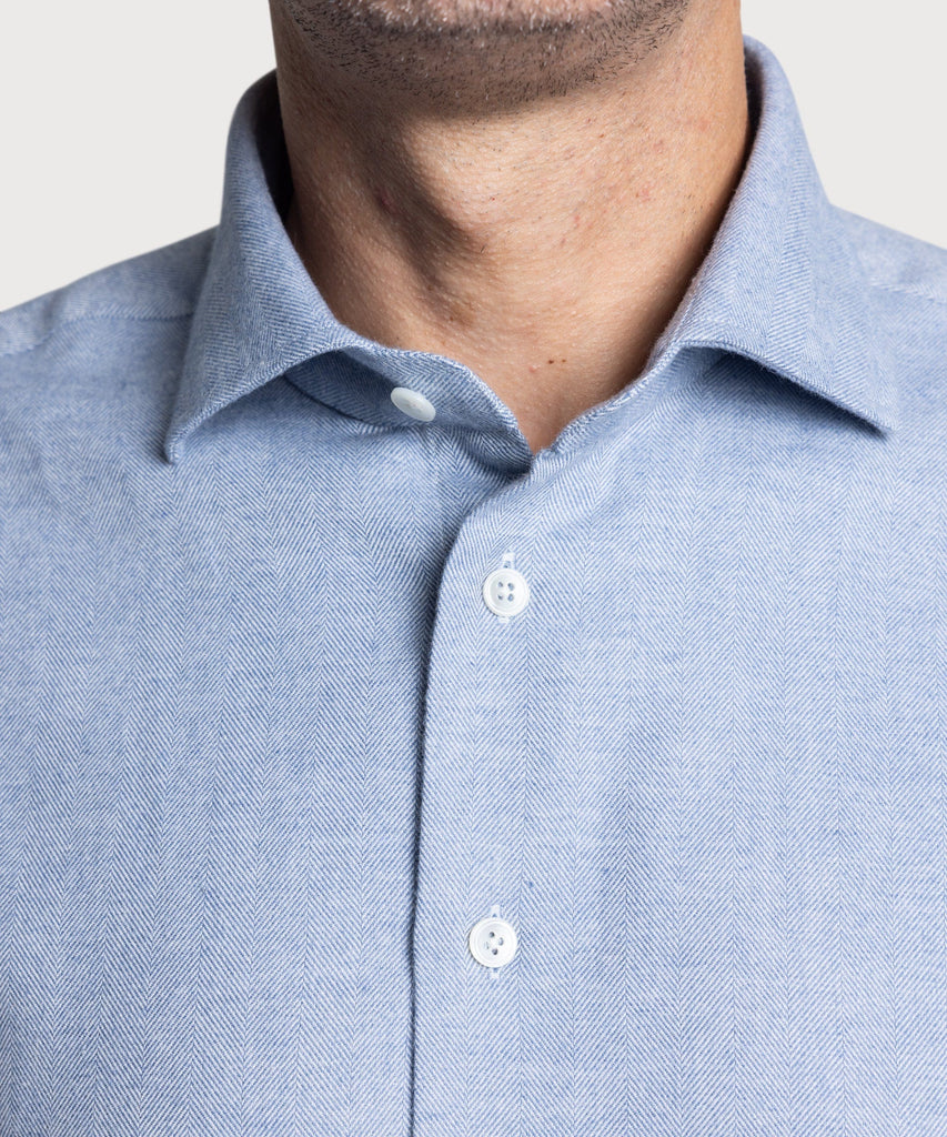 Flannel Herringbone Shirt