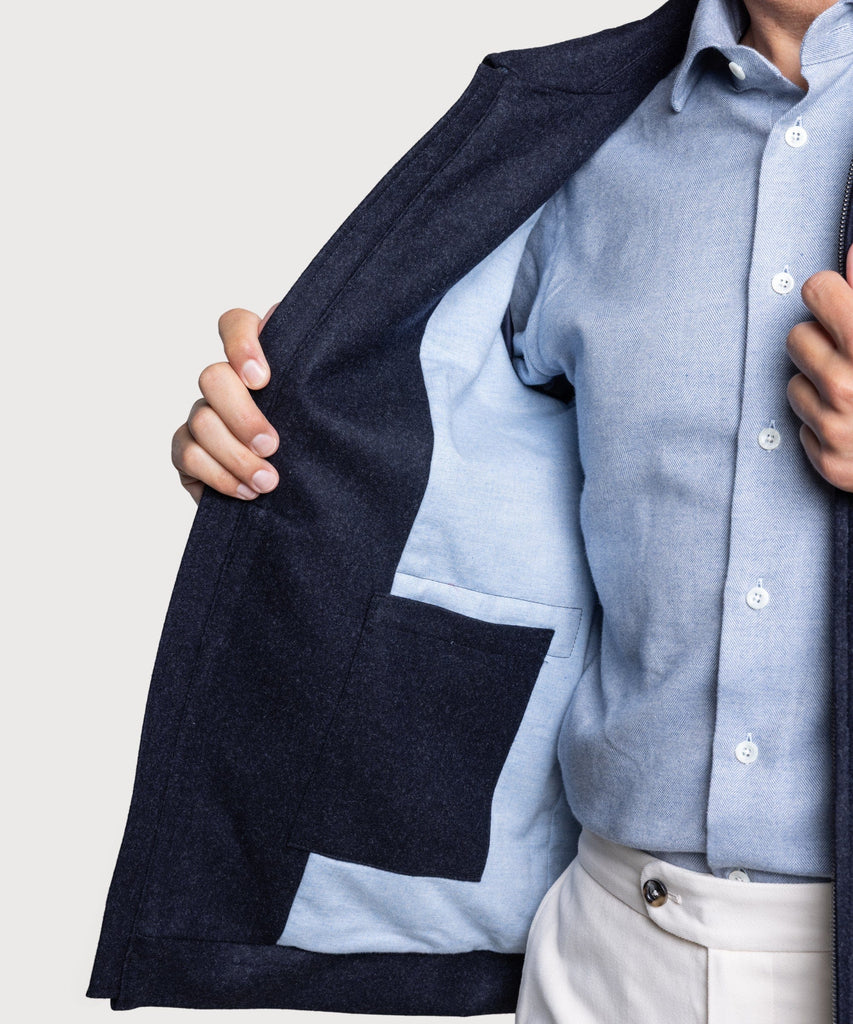 Flanellblouson