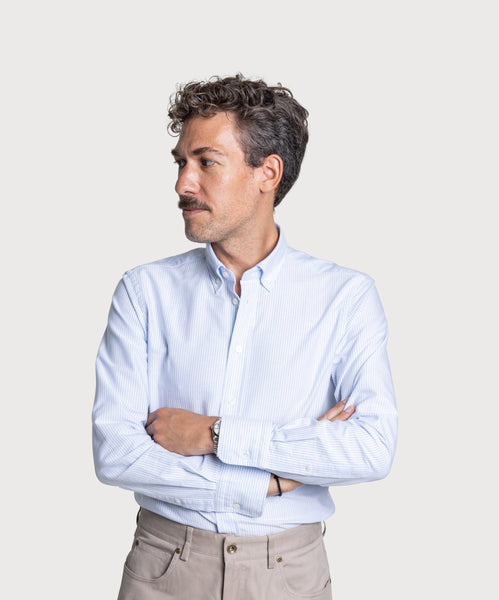 Button Down Oxford Shirt Striped
