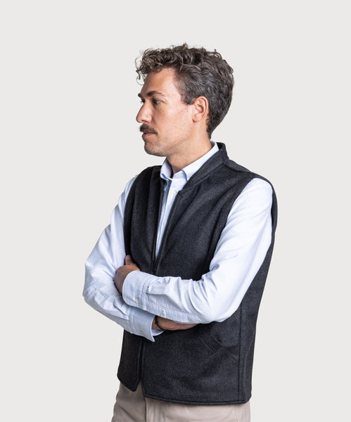 Cashmere Zipper Vest