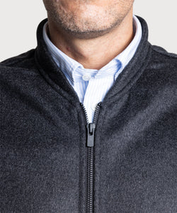 Cashmere Zipper Vest
