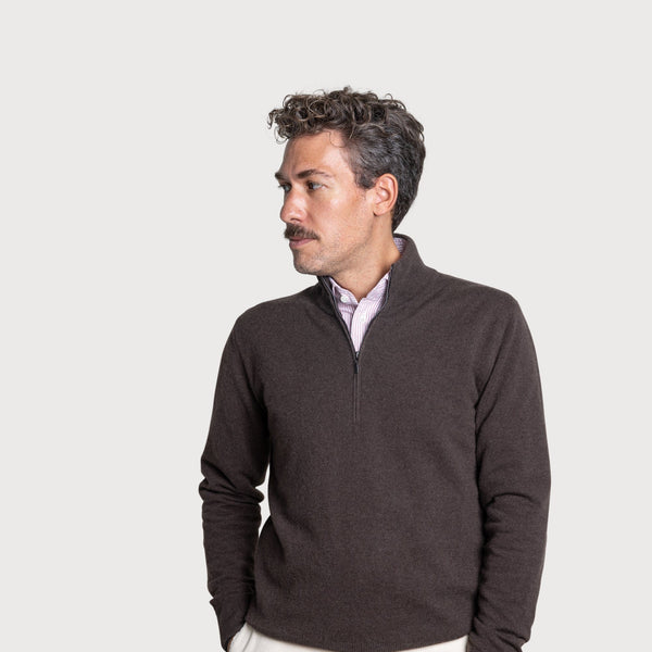 Half Zip Wool Sweater