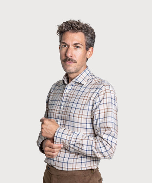 Cotton Wool Check Shirt