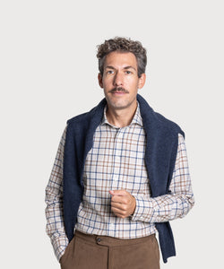 Cotton Wool Check Shirt