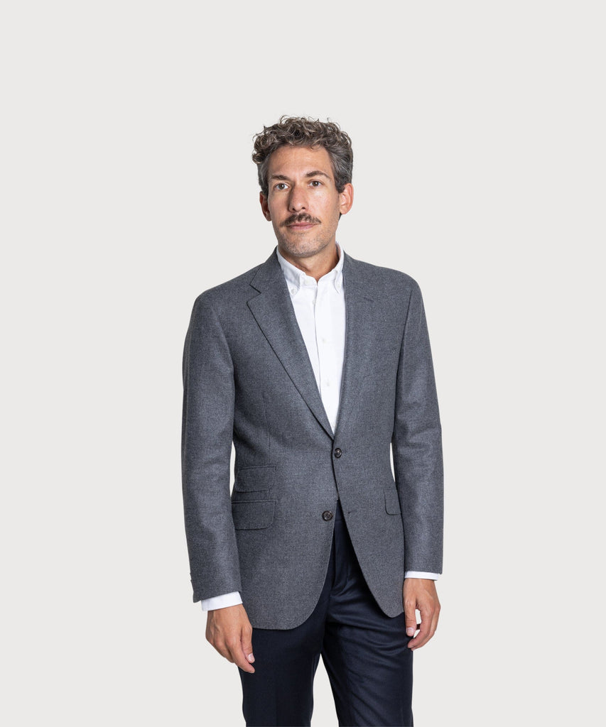 Wool Cashmere Hopsack Jacket