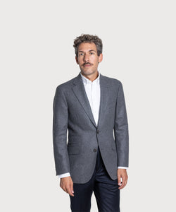 Wool Cashmere Hopsack Jacket