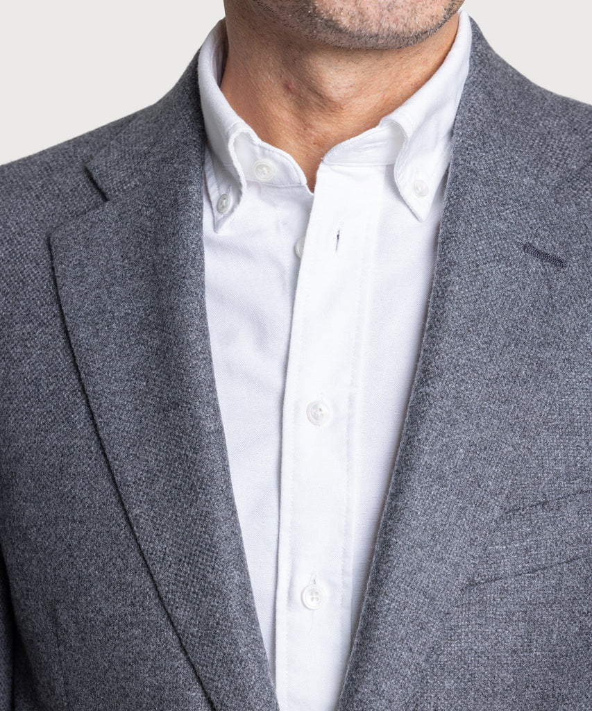 Wool Cashmere Hopsack Jacket