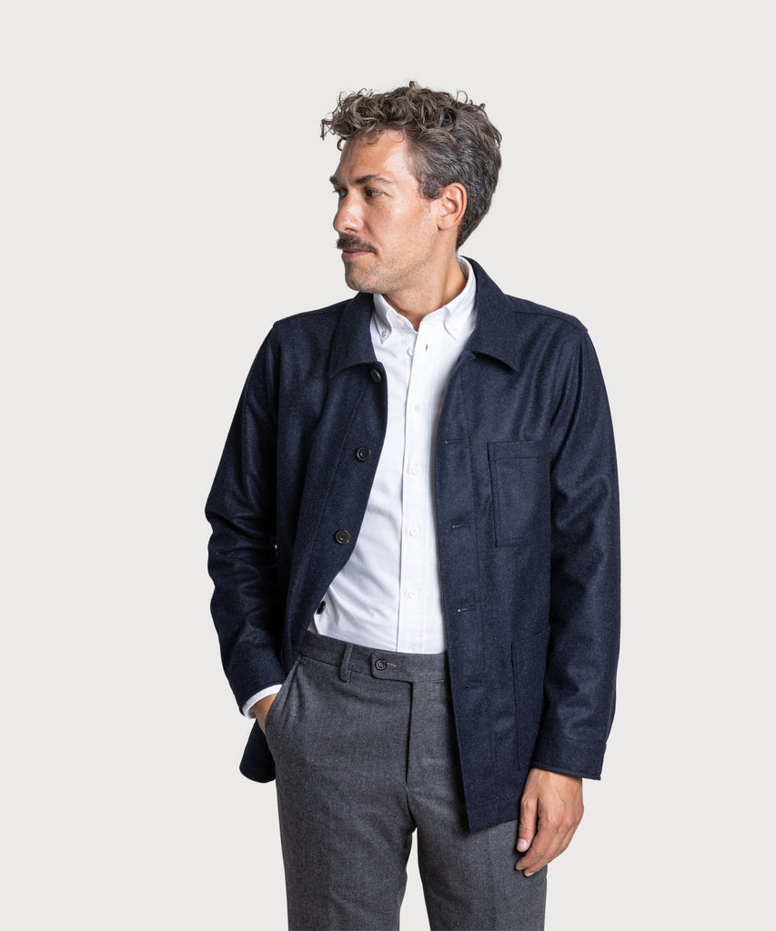 Lässiges Woll-Overshirt